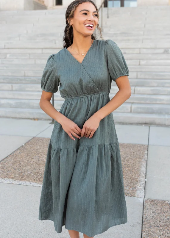 Must-Have Looks, Must-Get Deals Addee Olive Tiered Dress