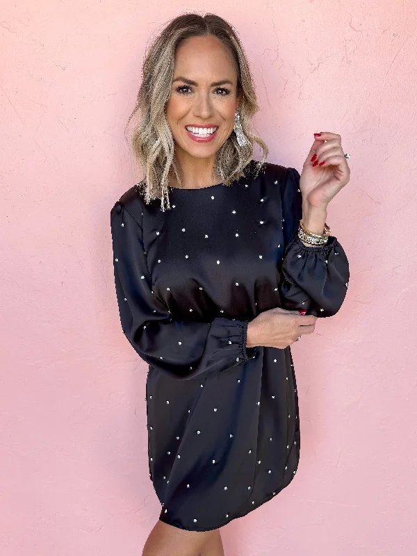 Fashion Sale Glamorous Moments Rhinestone Embellished Dress