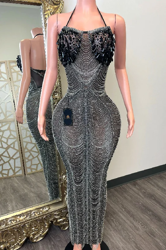 Trendy Fashion Sale No Strings Attached Dress(Ready To Ship)