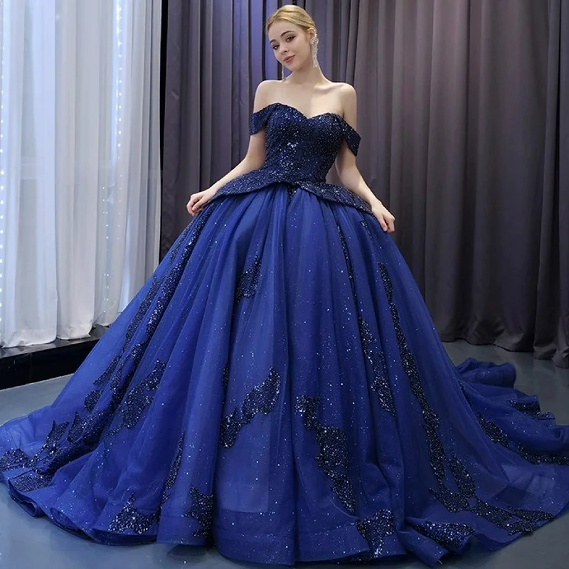 New Arrival Discounts Gorgeous Ball Gown Off-the-shoulder Quinceanera Dress Evening Party Gown