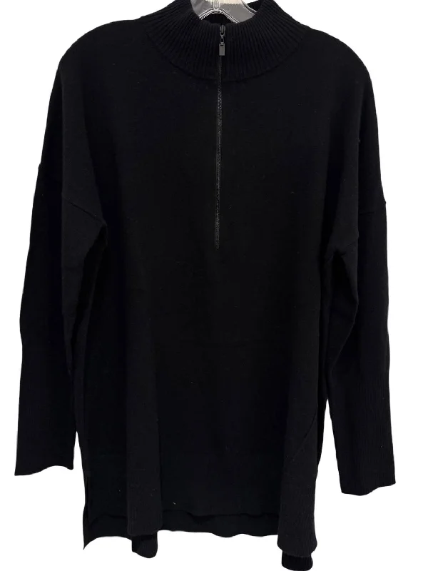 Outfits Ideas Women's Zip Mock Sweater In Black