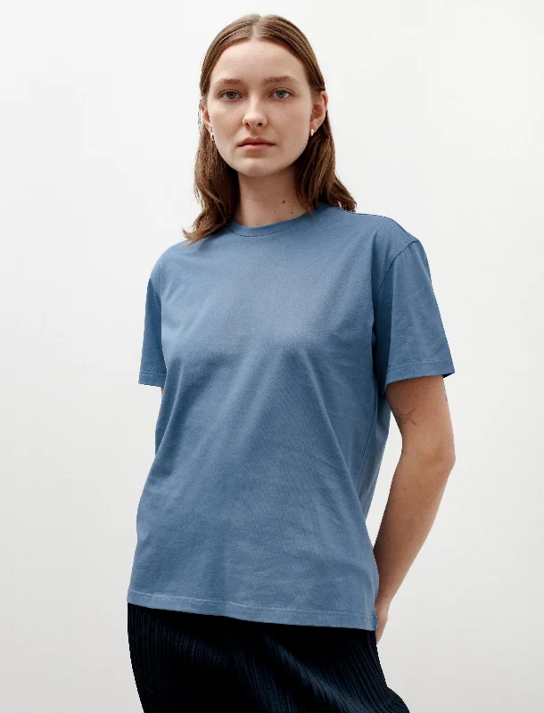 Stylish And Comfortable Clothing For Women Boy Fit T-Shirt Bluestone