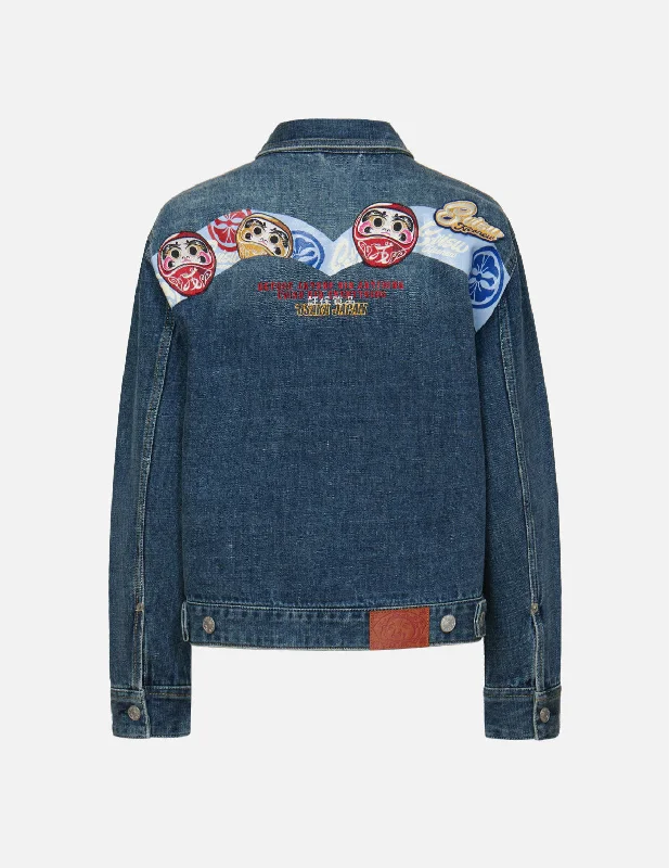 Affordable Online Boutiques Daruma Daicock Denim Jacket