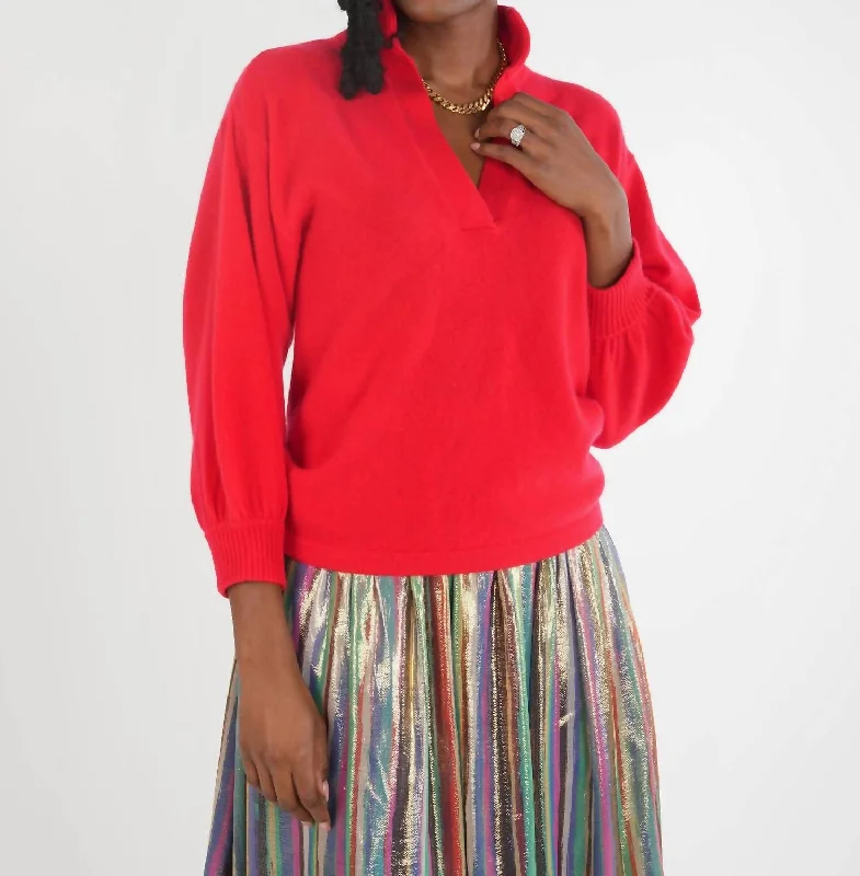 Flash Sales This Week Lolli Sweater In Holly Red