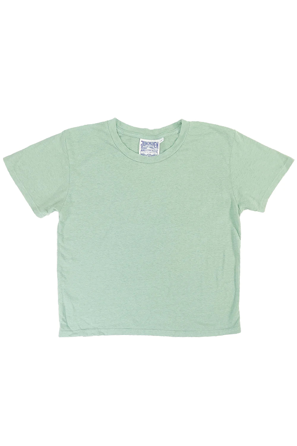 Chic Clothes For Women Seafoam Cropped Lorel Tee