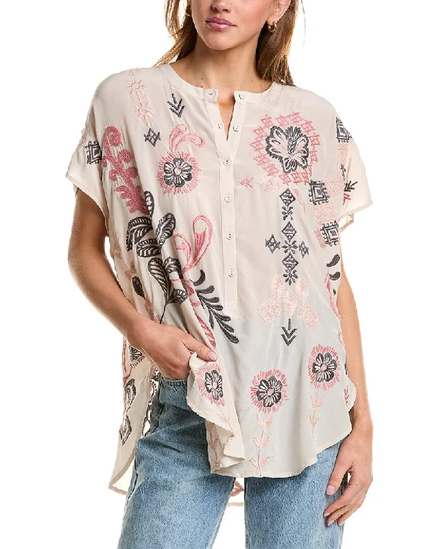 Women's Resort Attire Johnny Was Silk Poncho