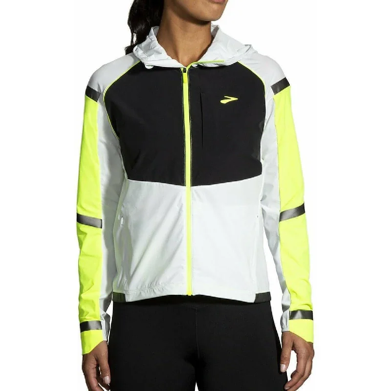 Early Bird Offer Brooks Carbonite Womens Running Jacket - Grey