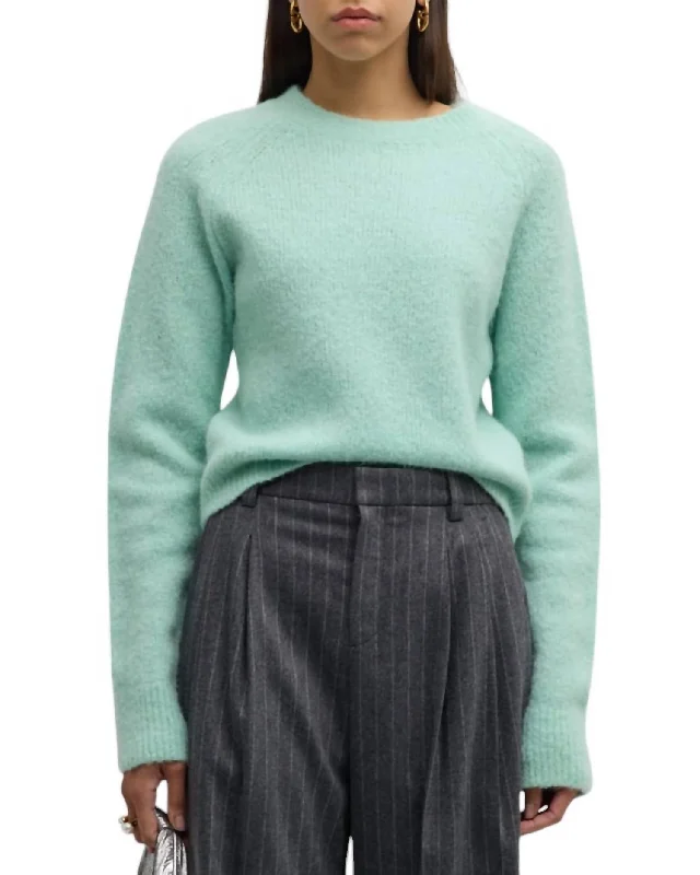 Modern Women's Fashion with Vintage Touches Frankie Sweater In Spearmint