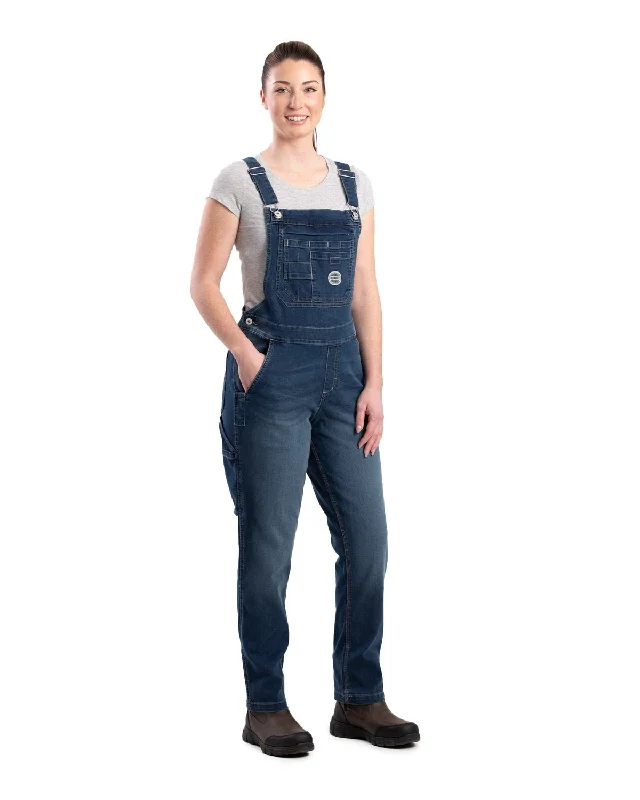 Outfits Ideas Berne Womens Vintage Washed Flex Denim Indigo Cotton Blend Bib Overall