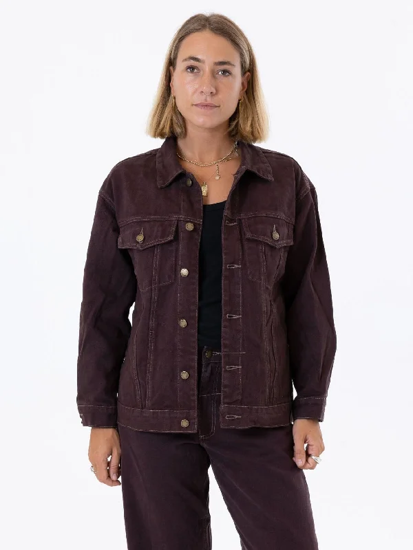 Women's Formal Event Clothing Madi Jacket - Chocolate Plum