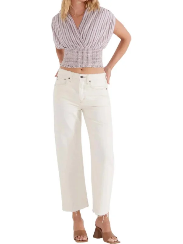 Women's Formal Clothes Altin Loose Crop Jeans In Natural