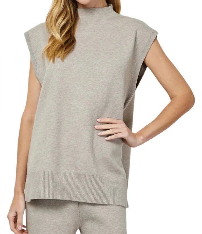 Stylish Dresses for Women Among Others Sweater Top In Heather Grey