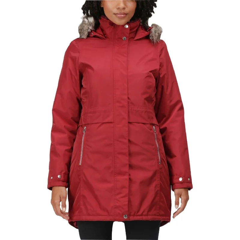 Trendy Online Boutiques Regatta Lexis Waterproof Insulated Womens Parka Jacket - Red