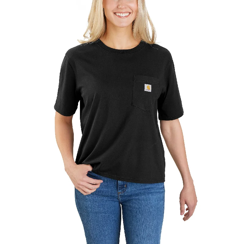 Comfortable Loungewear for Women Carhartt Women's Loose Fit Lightweight Short Sleeve Crewneck T-Shirt