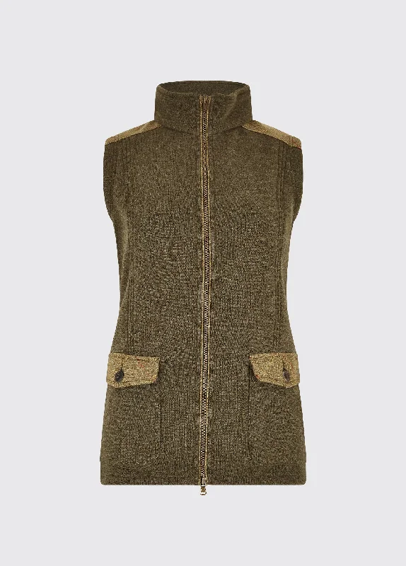 Discount Store Cherrywood Gilet - Dusky Green