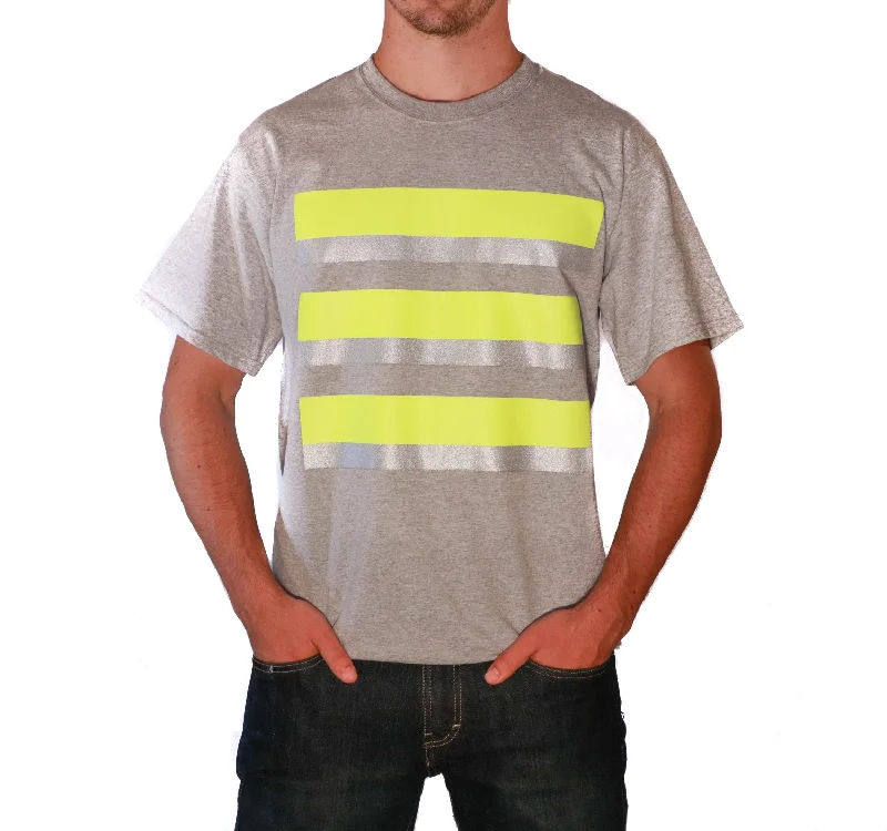 Clothing Sales Whistle Workwear Safety Short Sleeve T-Shirt_Heather Grey