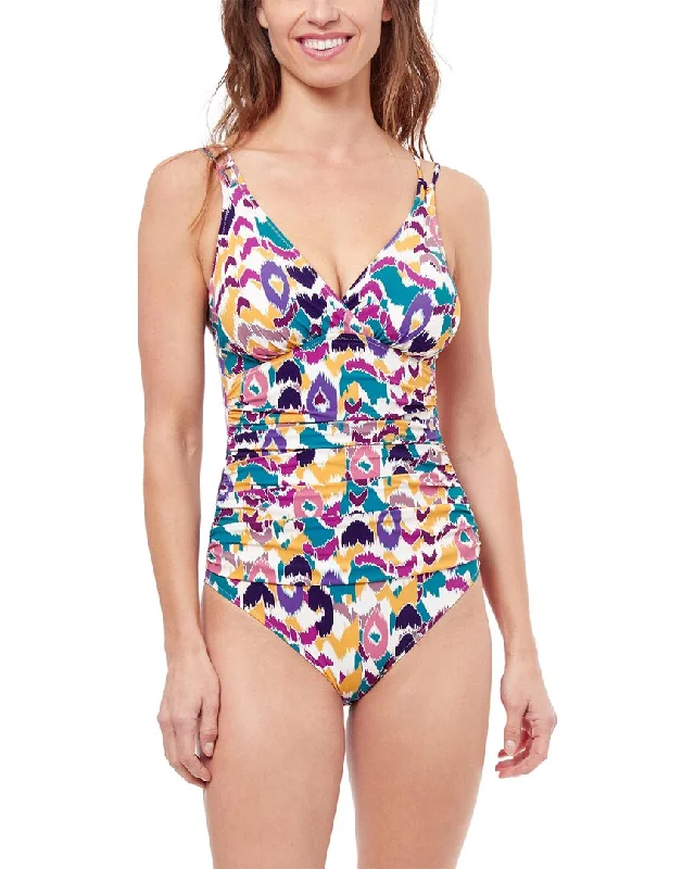 Fashionable Women's Outfit Profile by Gottex Tank One-Piece