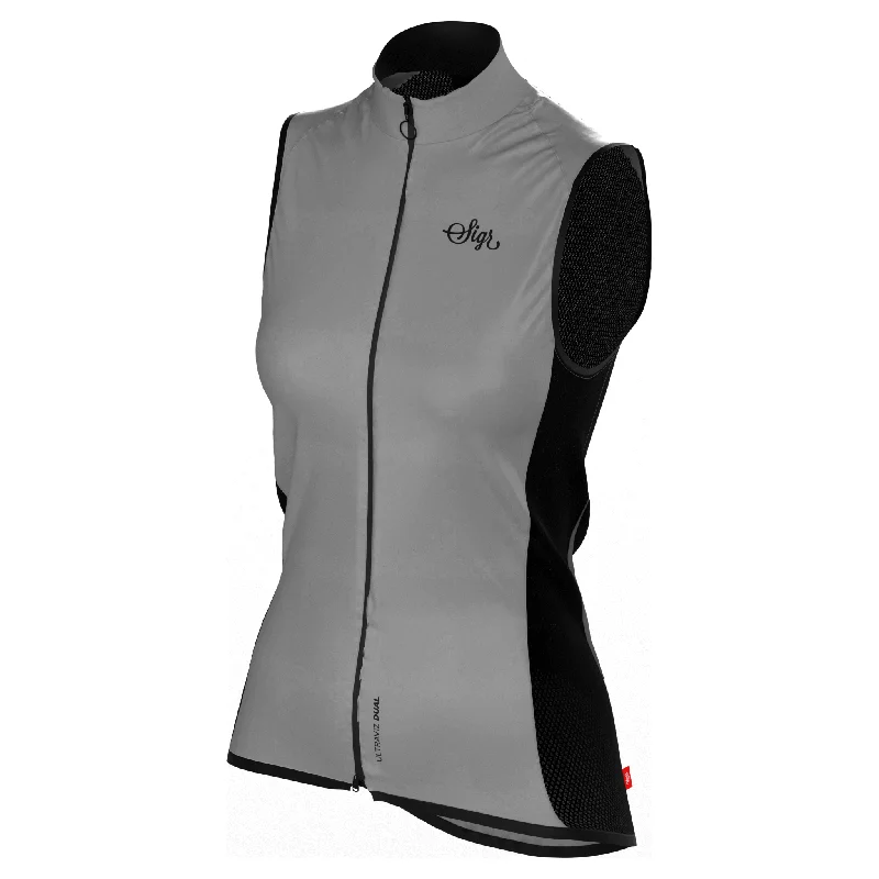 Women's Active Clothing Norrsken Silver Women's Reflective Cycling Gilet