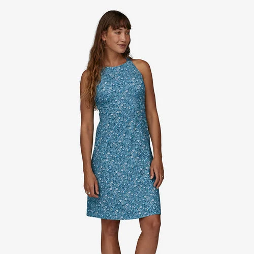 Fashion-forward Women's Wear Patagonia Women's Magnolia Spring Dress - Block Party: Lago Blue