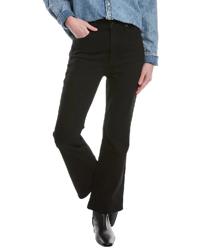 Women's Clothes rag & bone Casey High-Rise Ankle Black Flare Jean