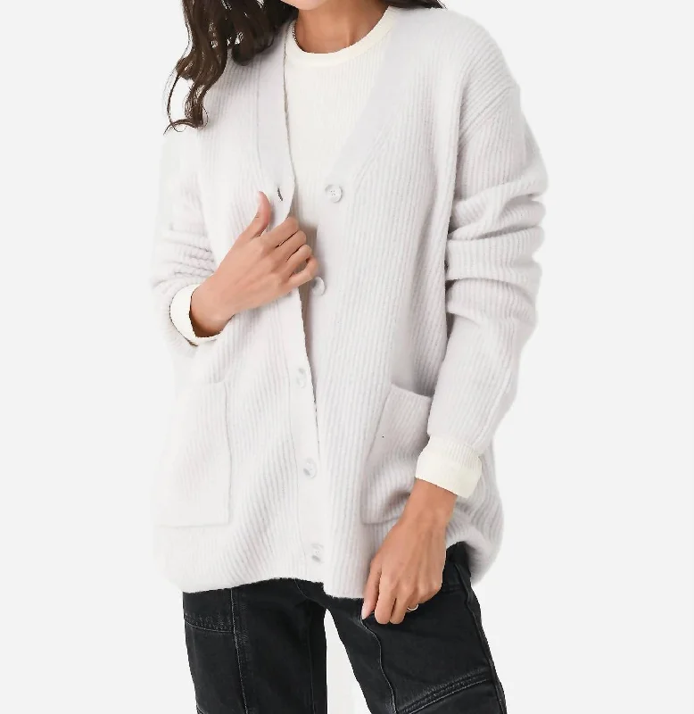 Women's Everyday Attire Britt Cardigan In Snow