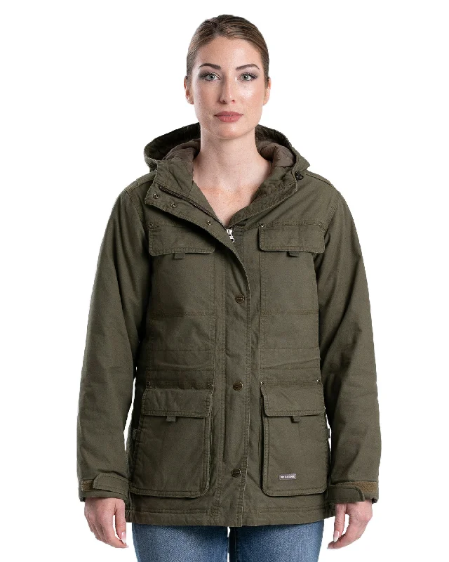 Trendy Outfits For Ladies Women's Softstone Washed Duck Utility Coat