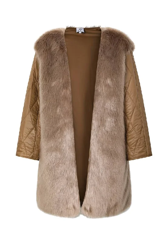 Trendy Boutique Online All-Seasons Faux Fur Parka Lining