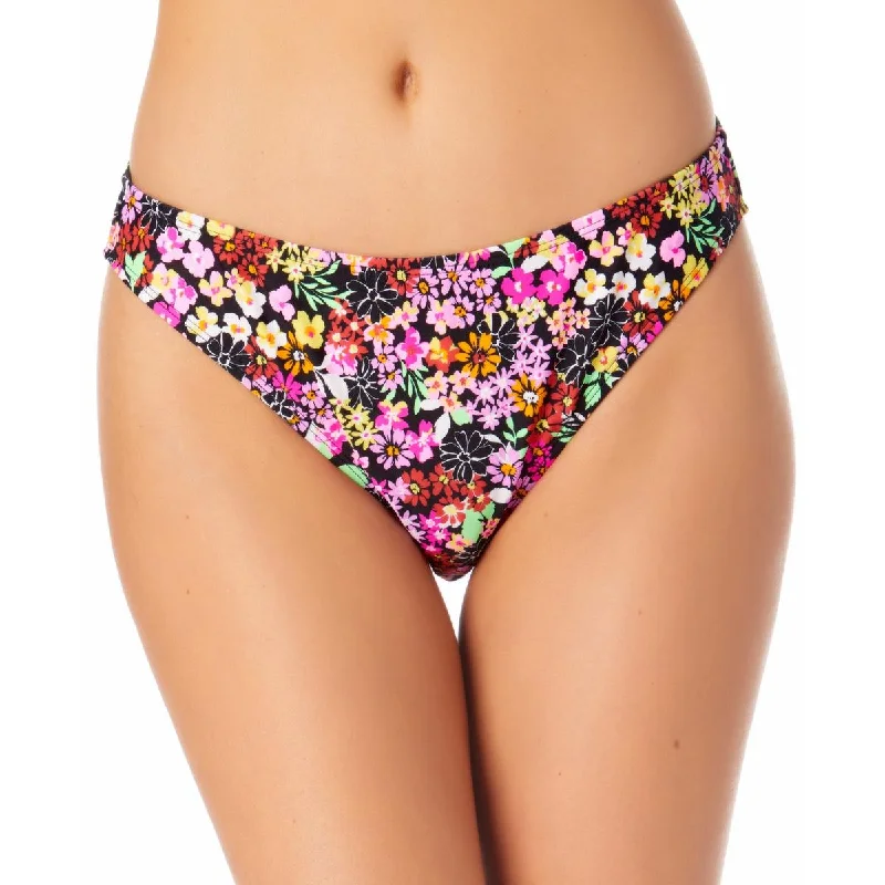 Women's Evening Garments Juniors Womens Hipster Floral Print Swim Bottom Separates