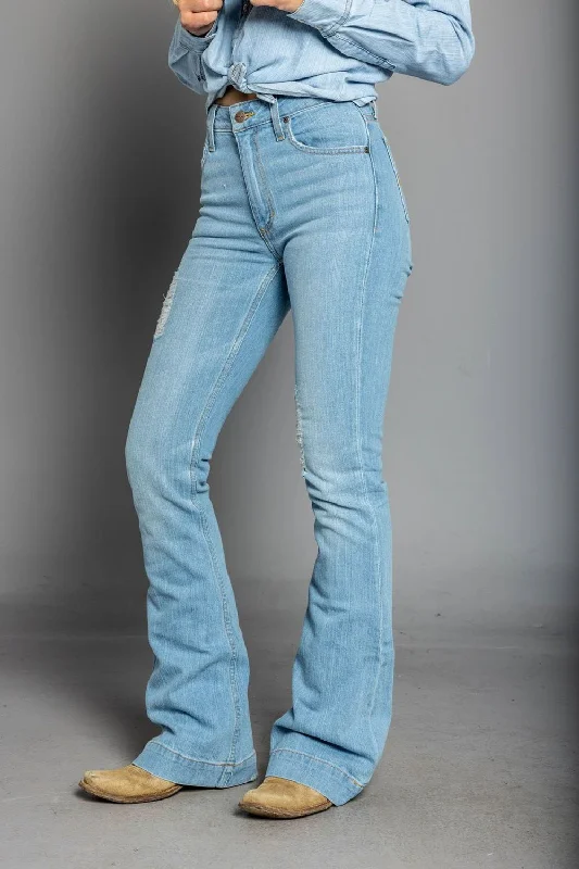 Women Apparel Kimes Ranch Womens Sugar Fade Blue Cotton blend Jeans