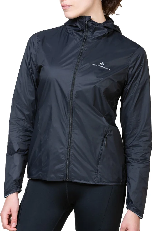 Women's Clothes For The Office Ronhill Tech All Terrain Womens Running Jacket - Black