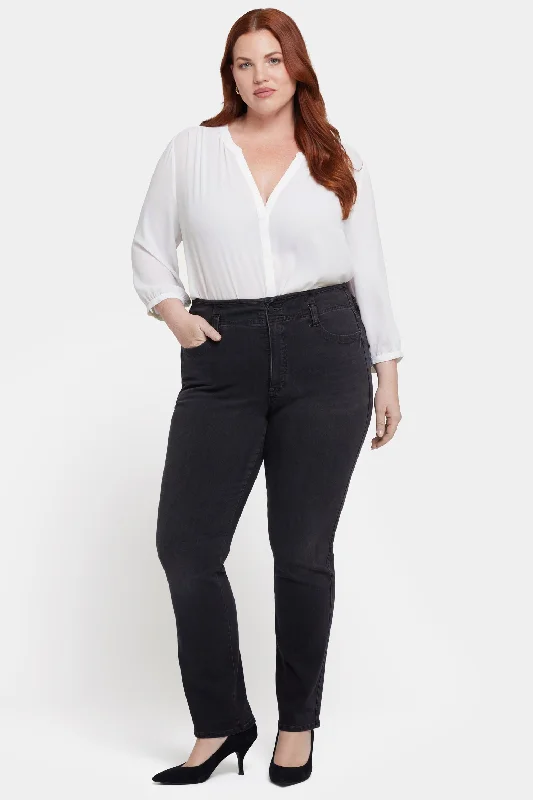 Comfy Women's Outfits for Daily Wear Marilyn Straight Jeans In Plus Size - Cordoba Cliff