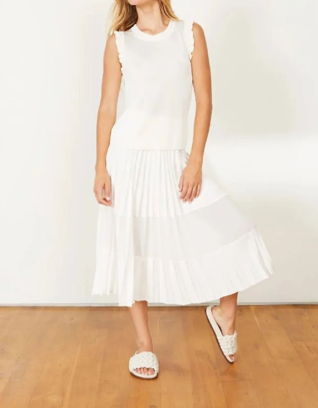 VIP Member Discount Mia Skirt In Ivory