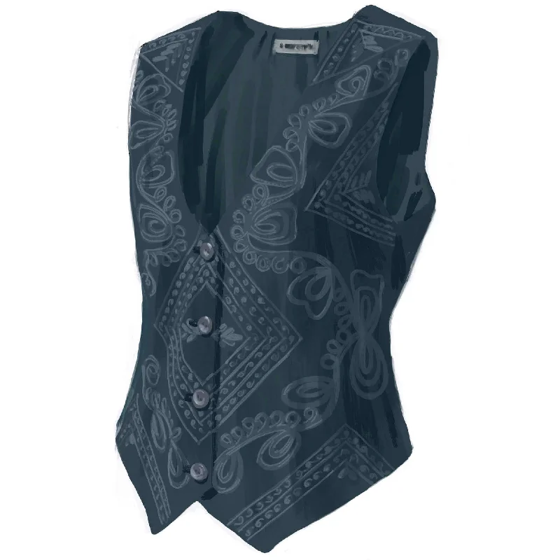 Affordable Women's Clothes Classic Soutache Vest