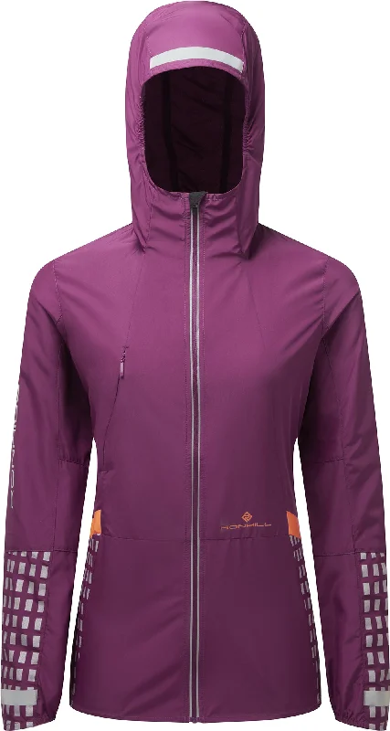 Clothing Sales Ronhill Tech Afterhours Womens Running Jacket - Purple