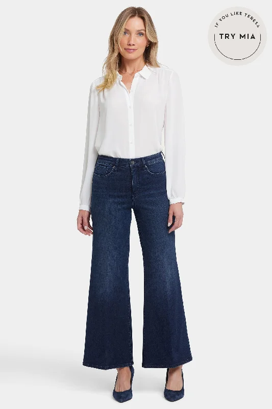 Women's Seasonal Fashion Trends Mia Palazzo Ankle Jeans - Basin