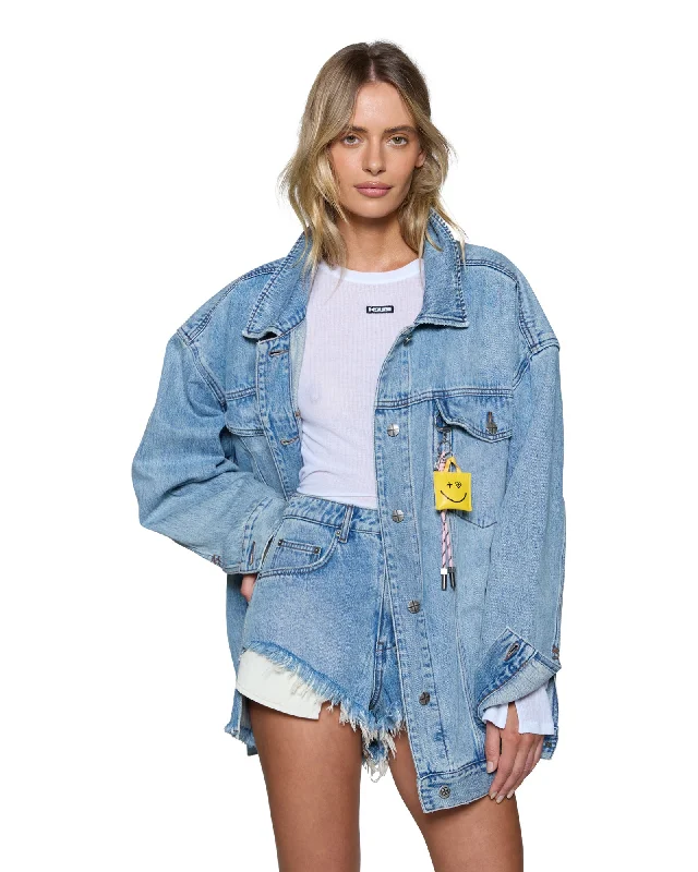 Tailored Clothing For Women KSUPER OVERSIZED JACKET BABES BLUE