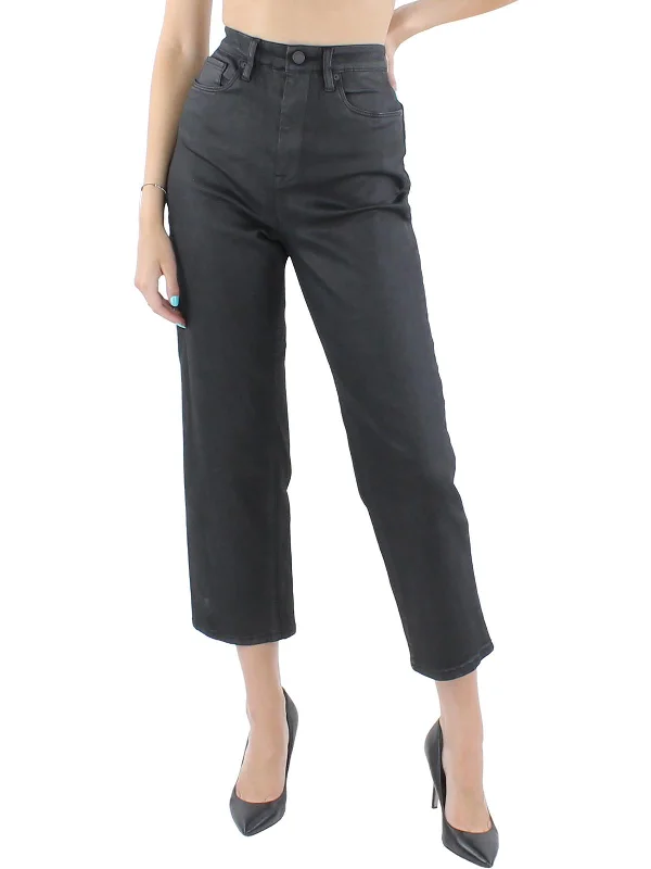 Women's Clothing For Travel The Baxter Womens Denim Crop Straight Leg Jeans