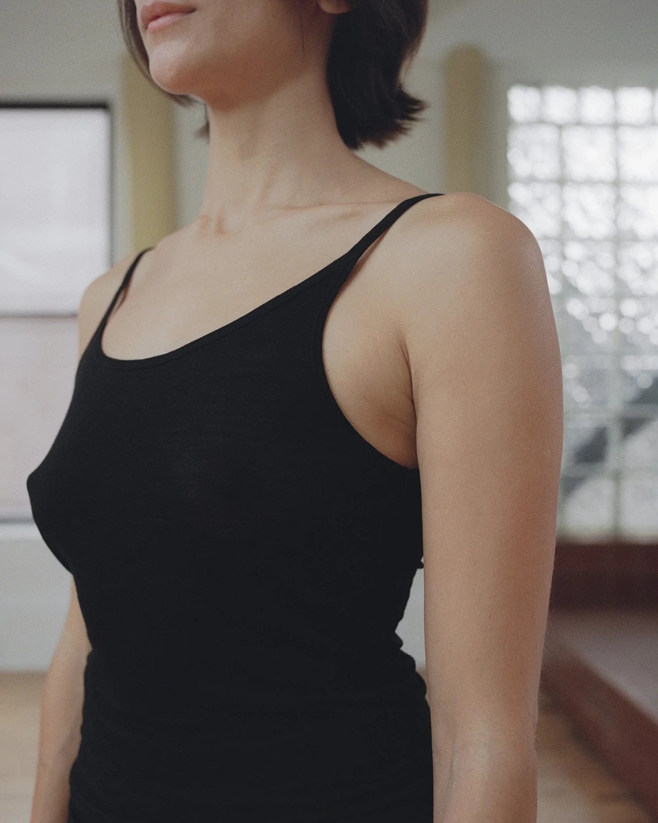 Stylish Clothes For Women Black Tank Top