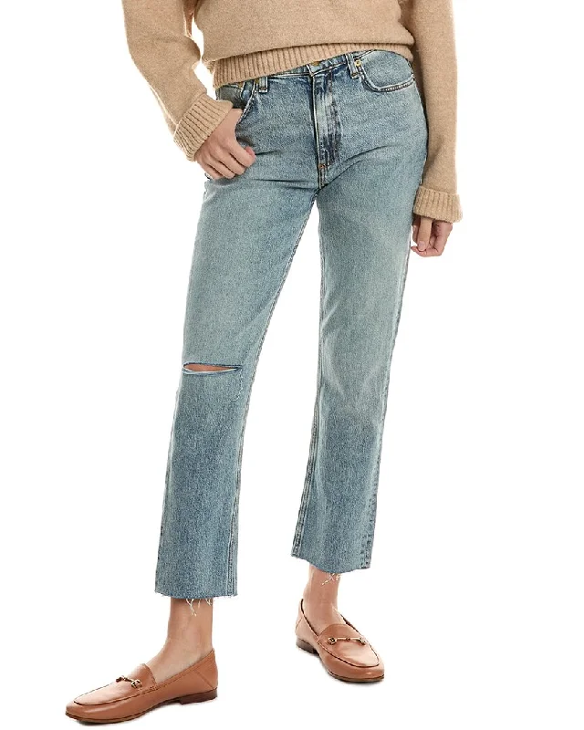 Women's Party Clothes rag & bone Wren High-Rise Slim Straight Leg Jean