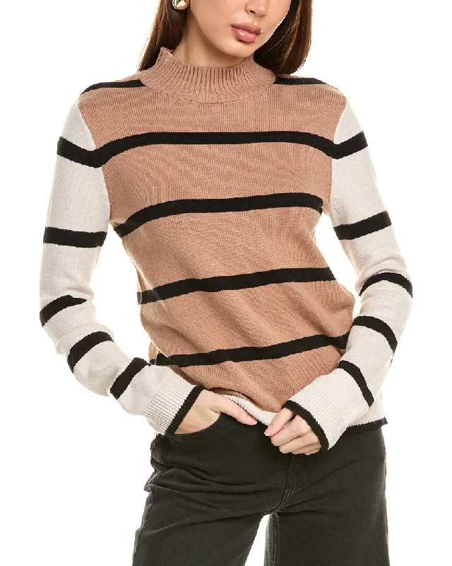 Women's Casual Wear Clothes T Tahari Mock Neck Sweater