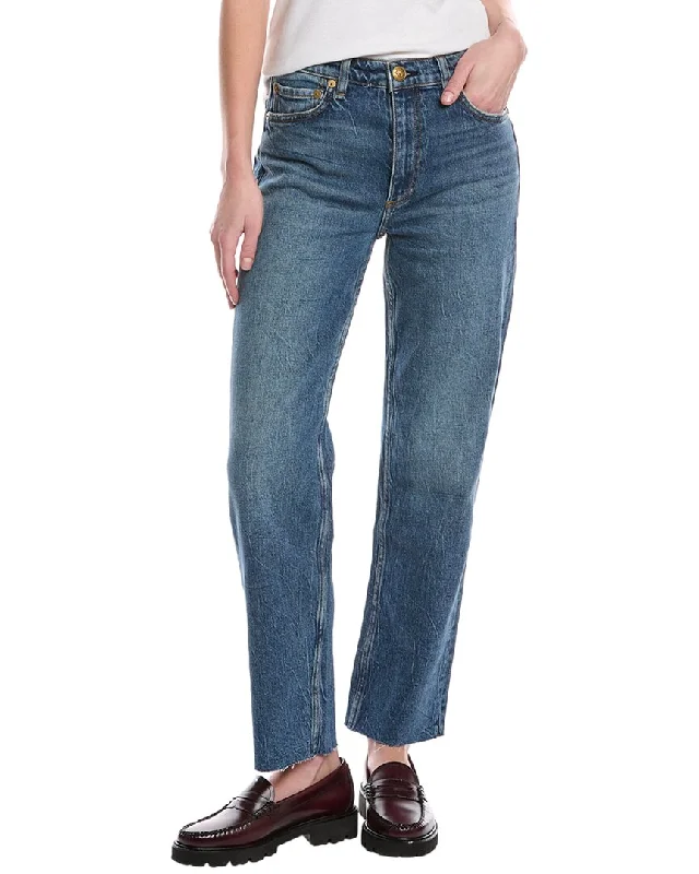 Fashionable Women's Clothes rag & bone Harlow Mid-Rise Straight Leg Jean