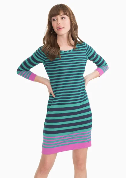 Women's Clothing for Every Occasion Southern Tide Camille Striped Dress - Clover Green