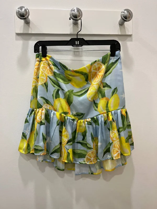 Outlet Clothing Lemons Jamaica Skirt In Blue