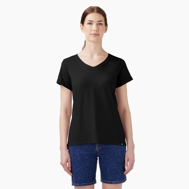 High-End Women's Apparel Dickies Women's V-Neck T-Shirt