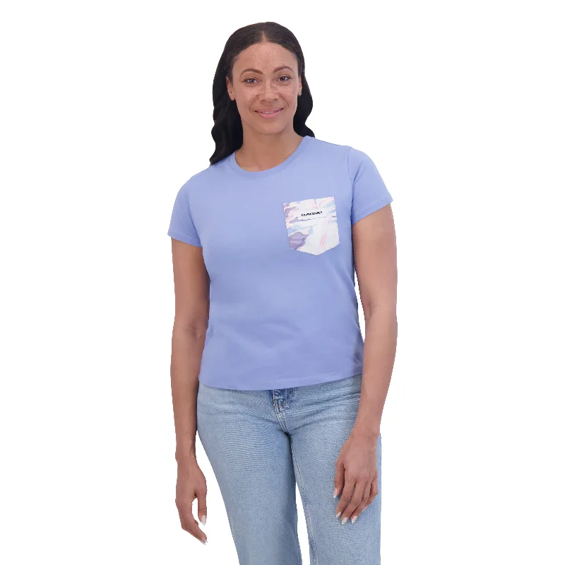 Women's Sporty Clothes Pocket Tee Women's - Hydrangea